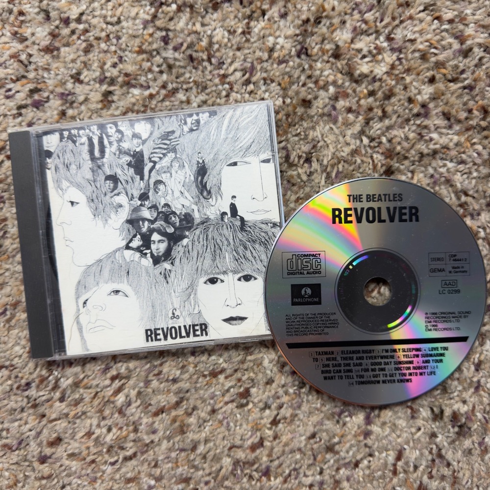 The Beatles‎ Revolver CD West Germany Pressing Parlophone CDP 7 46441 2 Rock